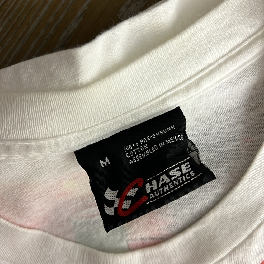 HASE AUTHENTICS Nascar Charlotte Signed Dale Earnhardt Tee M - Picture 11 of 11